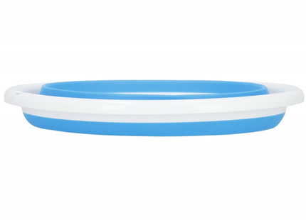 Spoelbak | Opvouwbare Spoelbak | Schaal | 4.5L | Blauw/Wit