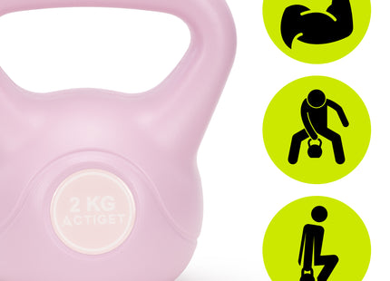 Kettlebell | Kettle Bell | Roze | 2 kg
