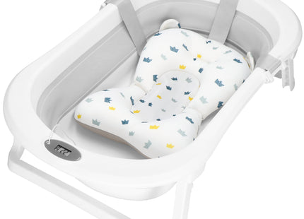 Opvouwbaar Baby Bad - Opvouwbaar - Draagbaar - Met Stop - Thermometer - Kussen - Tot 12 Maanden - 40 L - Wit - 79 x 49 x 22 cm