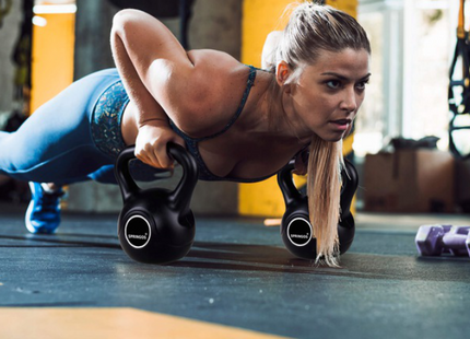 Kettlebell | Zwart | 12 kg