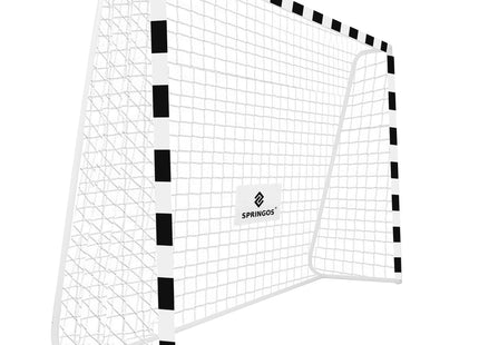 Voetbaldoel | Staal | Voetbal | Trainen | 300x200 cm | Zwart/Wit
