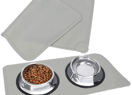 Placemats - Voerbak - Onderlegger - Siliconen - Huisdier - Anti - Slip - Kat - Hond