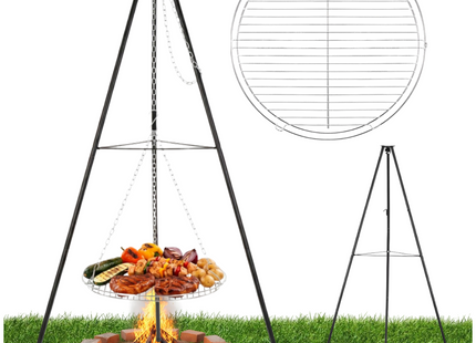 BBQ Tripod - Driepoot - Inclusief Rooster - 51 x 152 cm