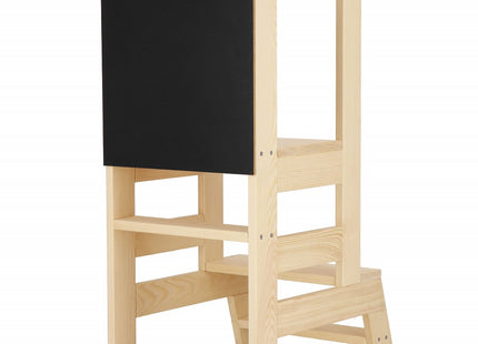 Leertoren Montessori | Leertoren Keukenhulp | Keukentoren | Leertoren Peuters | Stabiel | Met Krijtbord