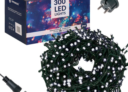Kerstboomverlichting | Met 300 LED Lampjes | 18 M | Koud Wit
