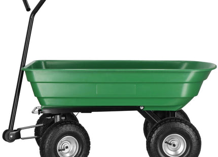 Tuinwagen - Bolderkar - Tuinkar - 75L - Groen