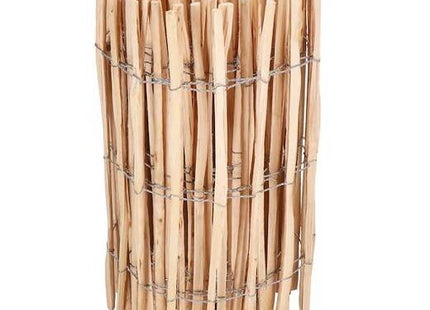 Schapenhek - Tuinhek -  Hazelaarhout - 500x90 cm -  Paalafstand - 3-5 cm - Bruin