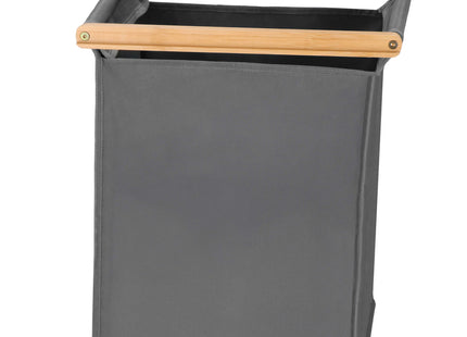 Dubbele Wasmand | 80 Liter | Naturel | Bamboe