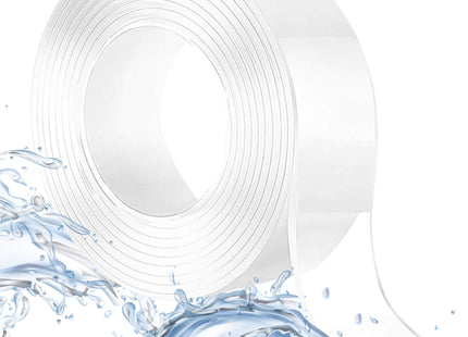 Dubbelzijdig Tape - Nano Tape - Transparant - Herbruikbaar - 5 Meter