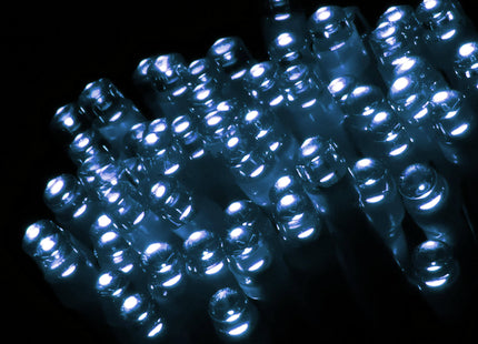 Kerstboomverlichting | met 200 LED Lampjes | 22 M | Koel Wit | Zonne-energie | Indoor | Outdoor