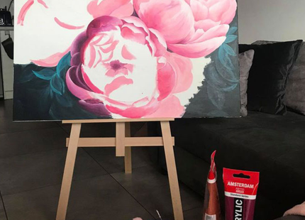 Schildersezel | Handgemaakt | Tot 175 cm Hoogte | 175 x 58 x 92 cm