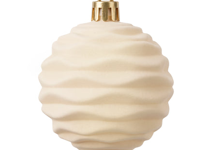 Kerstballen | 16 Stuks | 6 cm | Goud/Wit | 4 Patronen