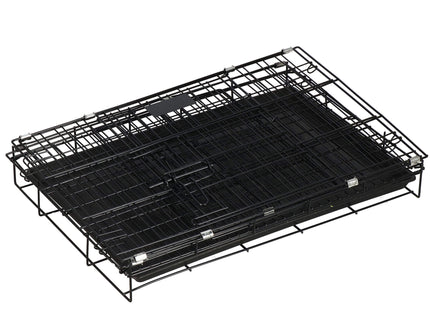 Hondenbench - Opvouwbaar - Kooi - Zwart - 93 x 67 x 56,5 cm