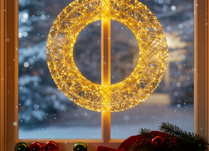 Kerstkrans | Lichtkrans | Kerst Decoratie | 45 cm