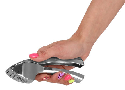 Knoflookpers | RVS | Zilver