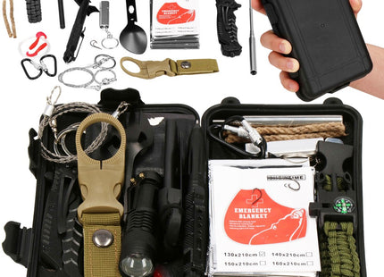 Survival kit | Gereedschap | Noodpakket | 21in1 | Multicolor