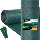 Zichtbreeknet | Zichtdoek | Privacynet | Schaduwdoek | Rol 1,5 x 10 m | 95 % Schaduw | 185g/m² | Groen