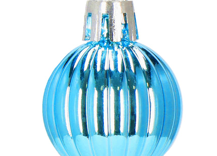 Kerstballen | 54 Stuks | 3 cm | Blauwtinten/Crème/Goud/Zilver