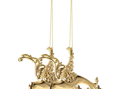 Kerstboomhanger | Vogels |  Goud | 2 Stuks | 13 cm