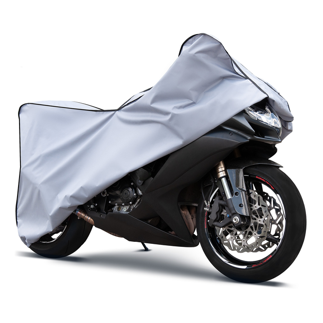 CarPassion Protector Motorhoes - Beschermhoes - Waterdicht &amp; Vorstbestendig - Maat M - Grijs - 225 x 123 cm