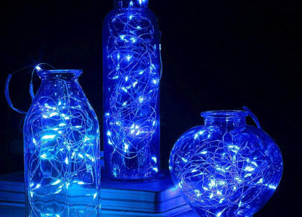 Kerstverlichting | 4.9 m | Waterdicht | Op Batterij | LED-Verlichting | Blauw