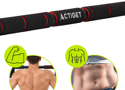 Pull Up Bar - Optrekstang - Telescopisch - Verstelbaar - Staal - Zwart - 60-100 CM - 300KG