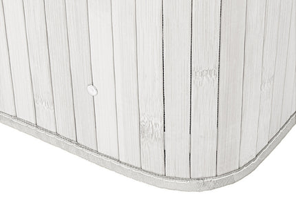 Dubbele Wasmand | 105 L | Met Deksel | Polyester | Grijs | Wit