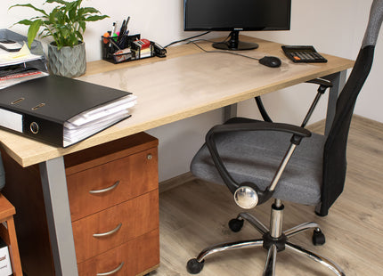Bureauonderlegger | Antislip | Melkwit | 100 x 50 cm | 0.5 mm