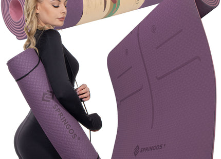 Yoga Mat | Extra Dik (6 mm) | Paars