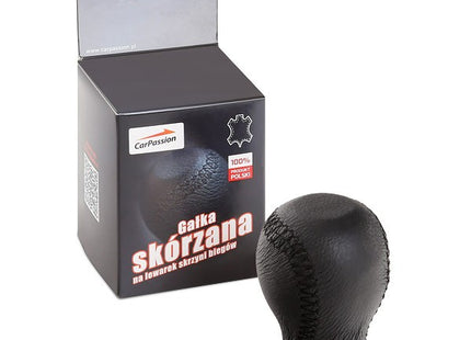 Versnellingspookknop - Universeel - Pookknop - Leer - Zwart