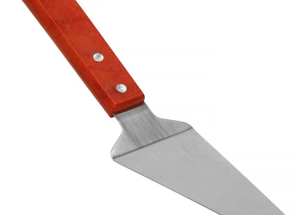 Pizzaschep | Pizzasnijder | Spatel | 25 cm | Naturel/Zilver