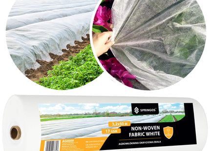 Vliesdoek - Vliesdoek Plantenbescherming - 17 G/M2 - 50 x 3.2 M