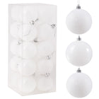 Kerstballen | 20 Stuks | 6 cm | Wit