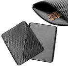 Kattenbakmat | Kattenaccesoires | Dubbellaags | Grafiet | 55x75