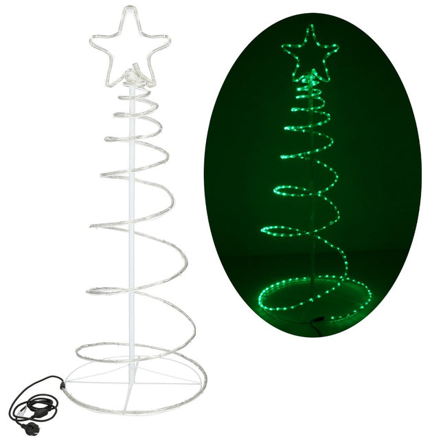 LED Kerstboom | 135 cm | 192 LED | Groen