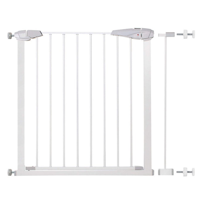 Traphekje | 84 - 91 cm Traphek | Veiligheidshekje | Metaal | Wit