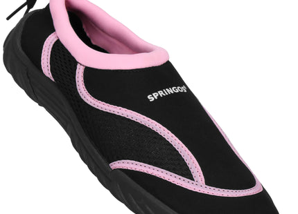 Waterschoenen - AQUA Shoes - Sneldrogend - Rubber - Unisex - Roze/Zwart - Maat 37