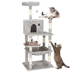 Krabpaal - 7 Etages - Voor Katten - Meubelbescherming - 145 cm