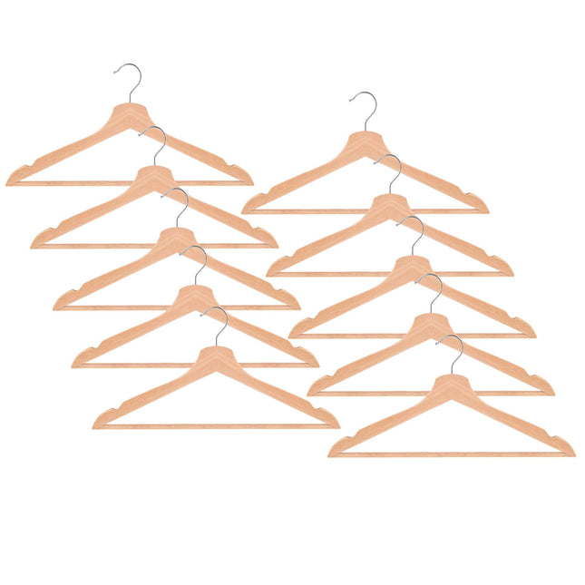 Kledinghangers | Kledinghanger | 10 Stuks | Naturel