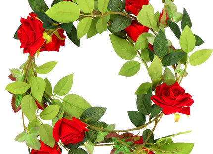 Kunstbloem - Wanddecoratie - Rozen - 180 cm