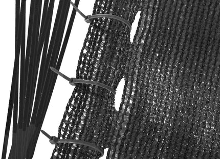 Zichtbreeknet | Zichtdoek | Privacynet | Schaduwdoek | Rol 1,5 x 25 m | 95 % Schaduw | 185g/m² | Antraciet