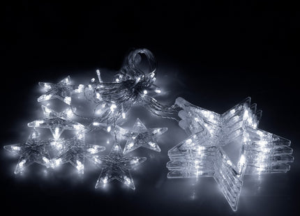 Sterrengordijn | 2 m | 138 LED | Koel Wit | Koppelbaar