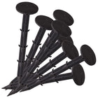 Gronddoekpennen - Bevestigingsankers - Grondanker - Polypropyleen - Zwart - 50 Stuks