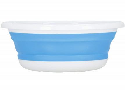 Spoelbak | Opvouwbare Spoelbak | Schaal | 4.5L | Blauw/Wit