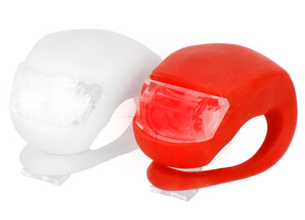 Fietslamp | Fietslicht | Fietsverlichting | Achterlicht fiets | Wit/Rood