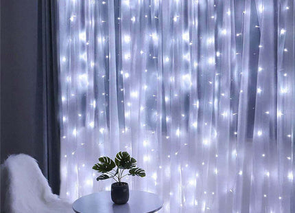 Lichtgordijn | IJspegel Verlichting | Inclusief USB En Afstandsbediening | 200 LED | Koel Wit