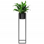 Staande Plantenbak | Plantenbakken | Bloempothouder | Metaal Zwart | 100 cm