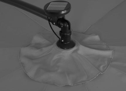 Parasol | LED | Parasols | Kantelbaar | Met Ventilatie | Grafiet | Ø300 cm