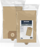 SQOON® Stofzuigerzakken - Geschikt voor Taski Vento 8S - Papier - 10 Stuks