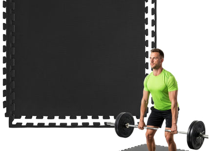 Puzzelmat | Fitness Vloer | Fitnessmat | Fitnesstegels | 100 x 100 cm |  Anti-slip | EVA-schuim | 2 Cm